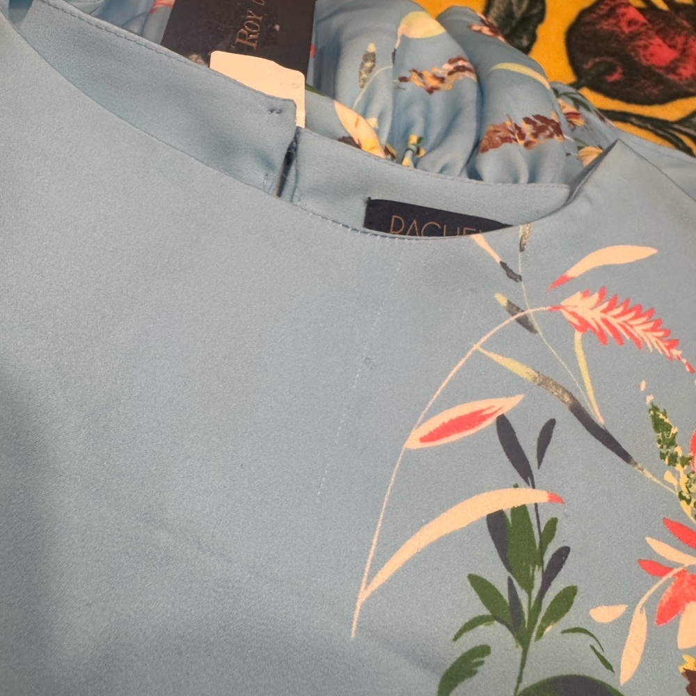 RACHEL Rachel Roy Floral Blue Dress - Picture 11 of 11
